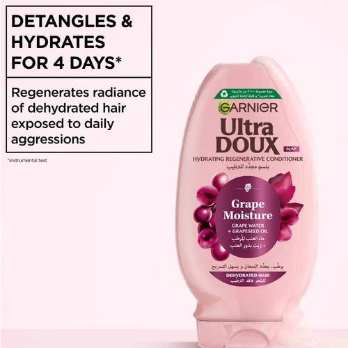 Garnier Ultra Doux Grape Moisture Hydrating Regenerative Conditioner 200 ML