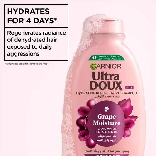 Garnier Ultra Doux Grape Moisture Hydrating Regenerative Shampoo