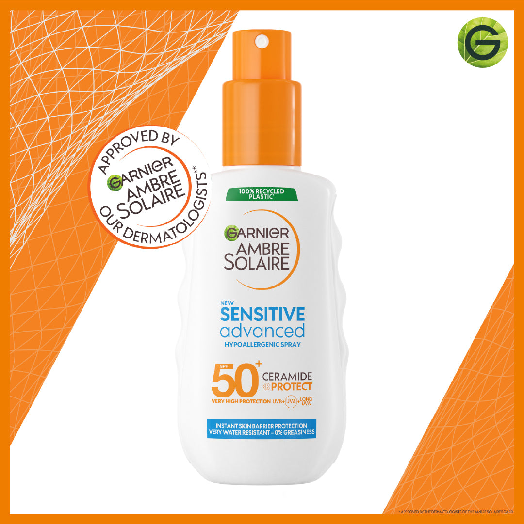 GARNIER Ambre Solaire Sensitive Advanced Spray Adult SPF 50+ 150 ml