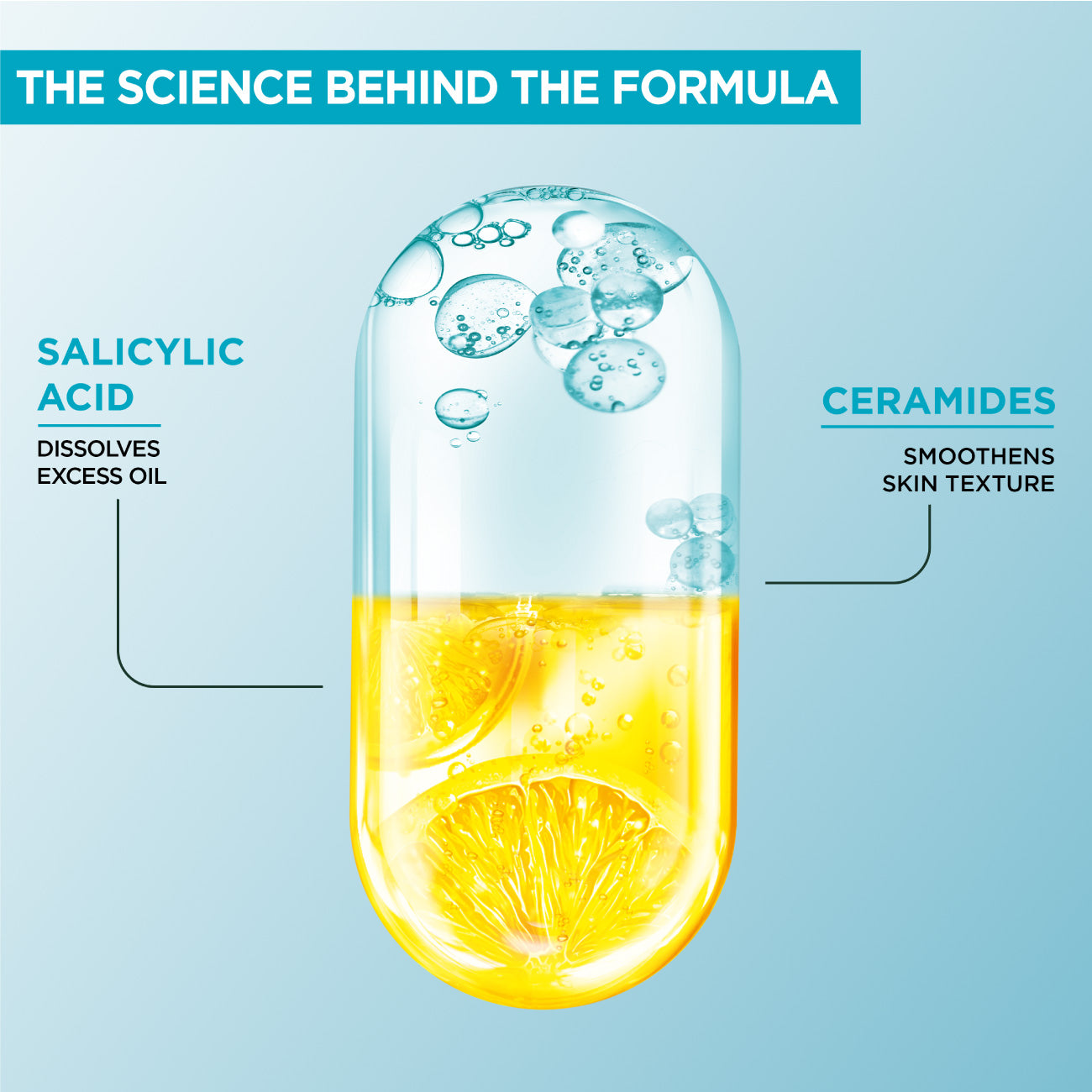 Garnier Fast Clear Gentle Cleanser Hydrating Face Wash for Acne Prone Skin 250 ml