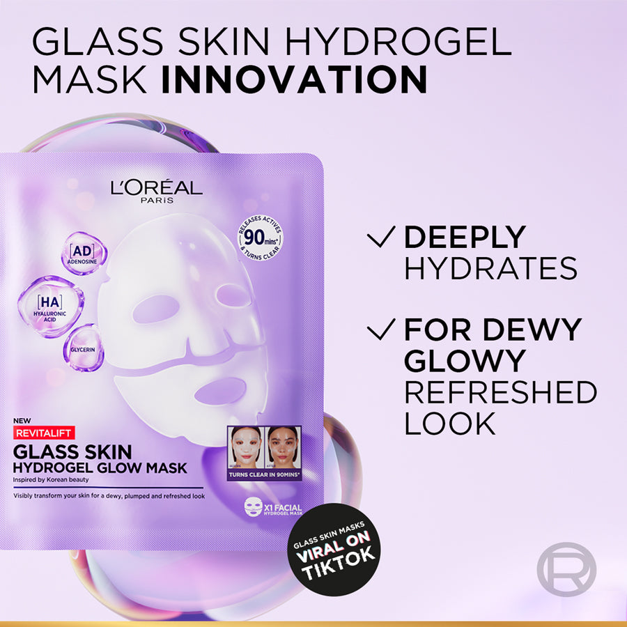 L'Oréal Paris Revitalift Filler Hydrogel Glow Mask Single Pack