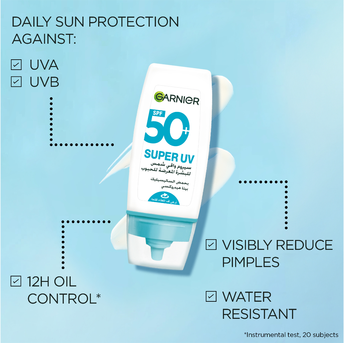GARNIER Skin Active Super UV Anti Acne  SPF50+ 30ml