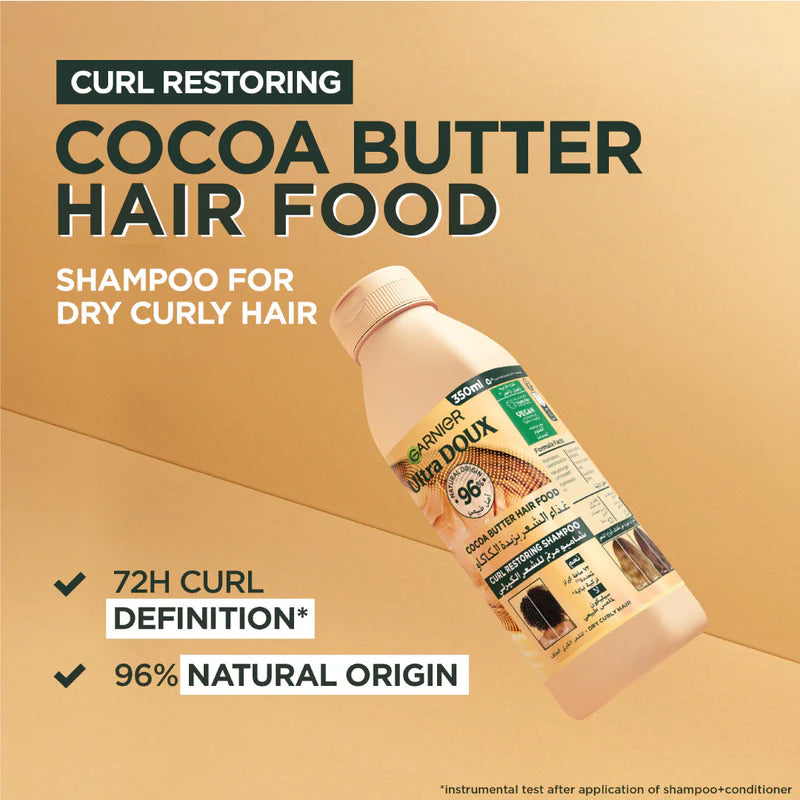 Ultra Doux Hair Food Shampoo Cocoa Butter 350ML