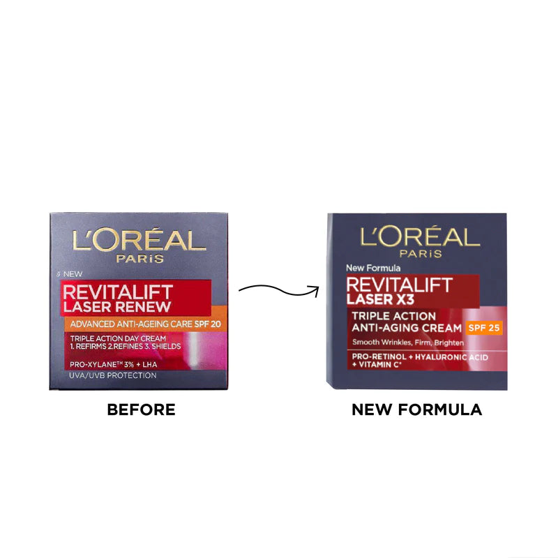 L’Oréal Paris Revitalift Laser X3 Day- Renewing AntiAging Care SPF 20 50 ML