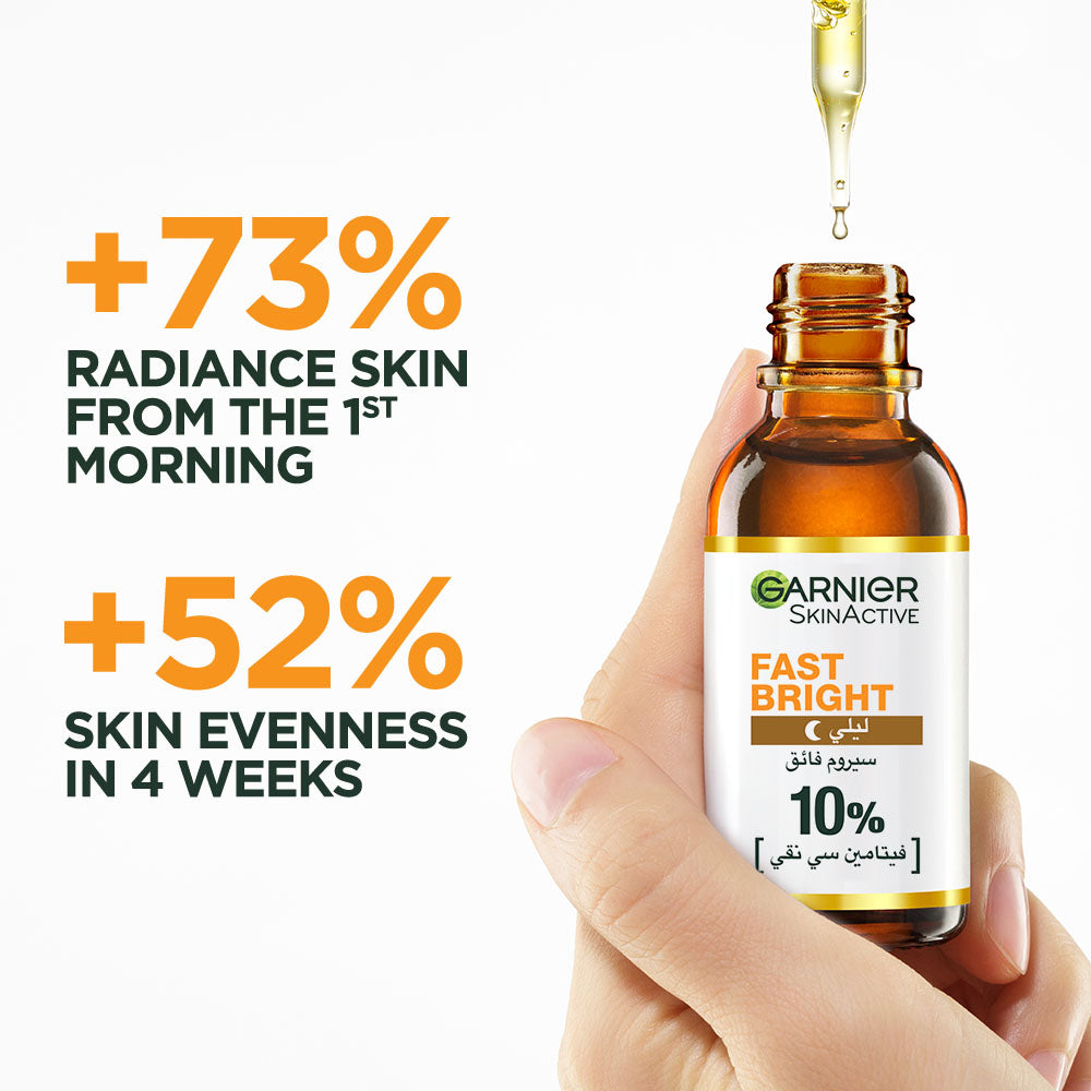 GARNIER Fast Bright 10% Pure Vitamin C -Night Serum 30ml