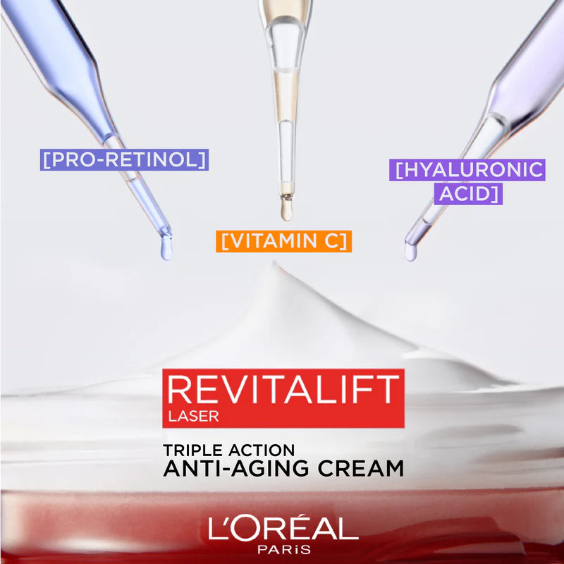 L’Oréal Paris Revitalift Laser X3 Day- Renewing AntiAging Care SPF 20 50 ML