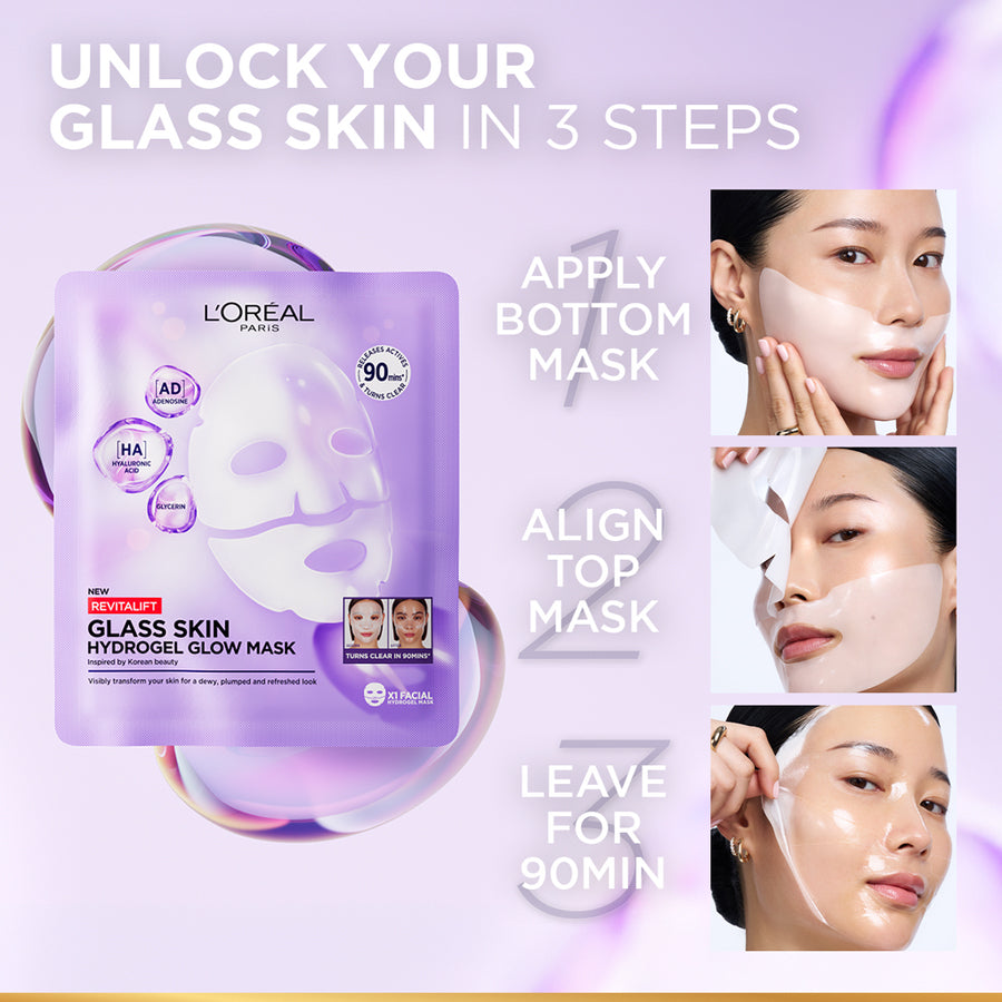 L'Oréal Paris Revitalift Filler Hydrogel Glow Mask Single Pack