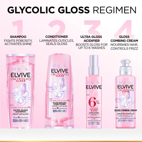 L'OREAL PARIS Elvive Glycolic Gloss Ultra Gloss Acidifier Spray 150 mL