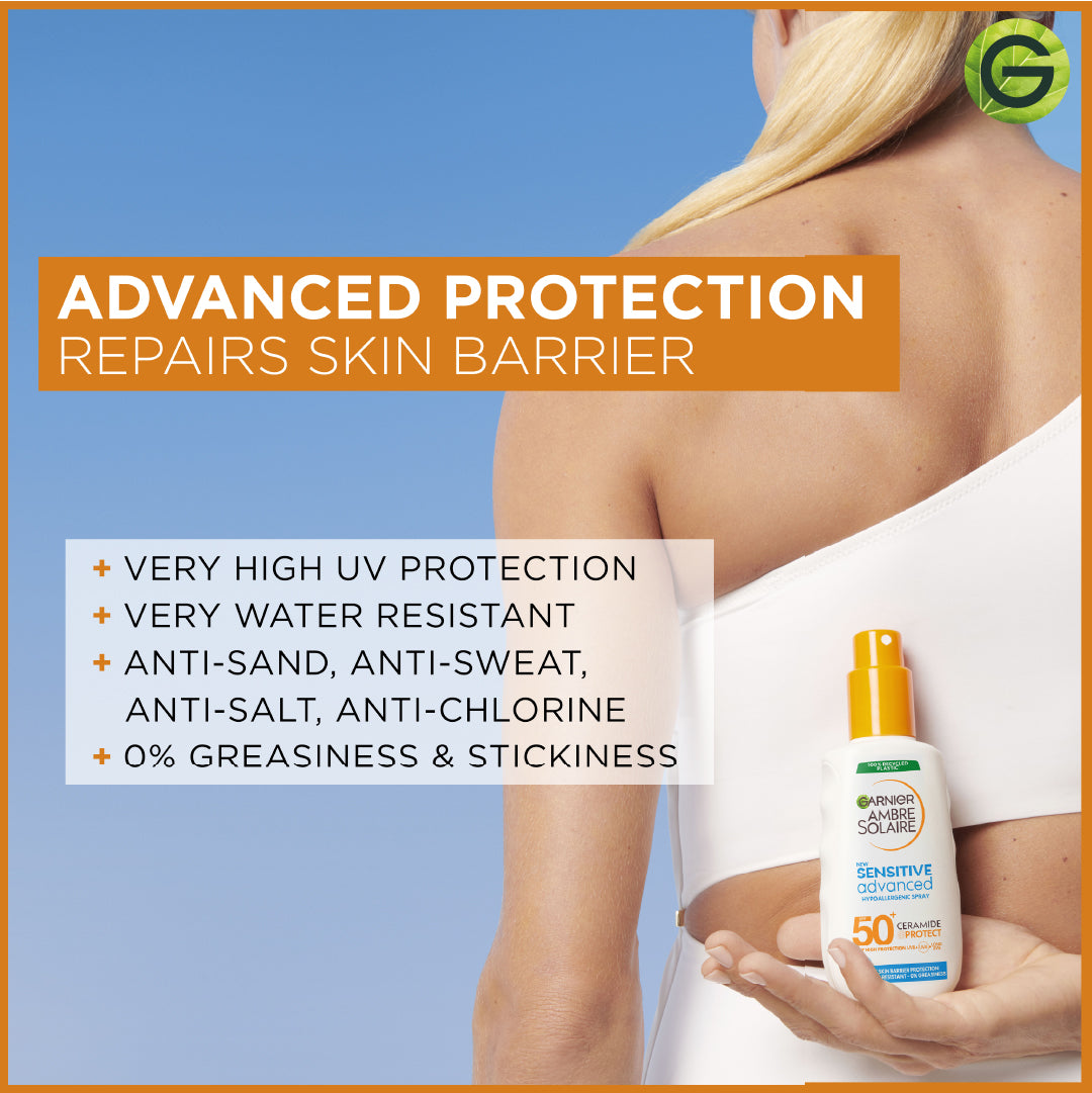 GARNIER Ambre Solaire Sensitive Advanced Spray Adult SPF 50+ 150 ml