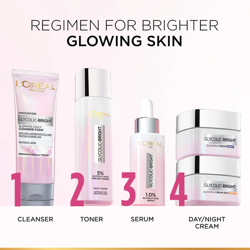 L’Oréal Paris 5% Glycolic Acid Peeling Toner For Instant Glowing Skin