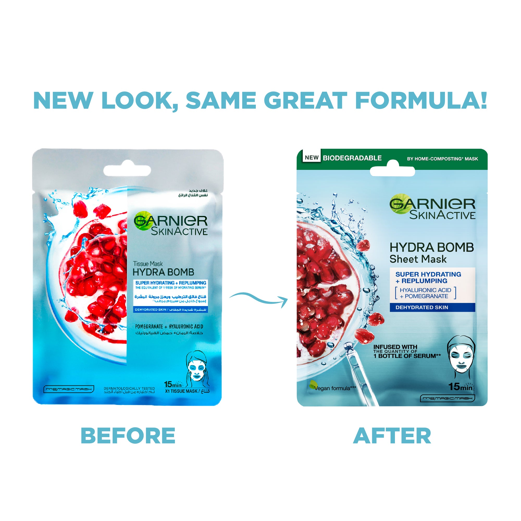 Garnier Tissue Mask Hydra Bomb Super Hydrating Rebalancing Mask