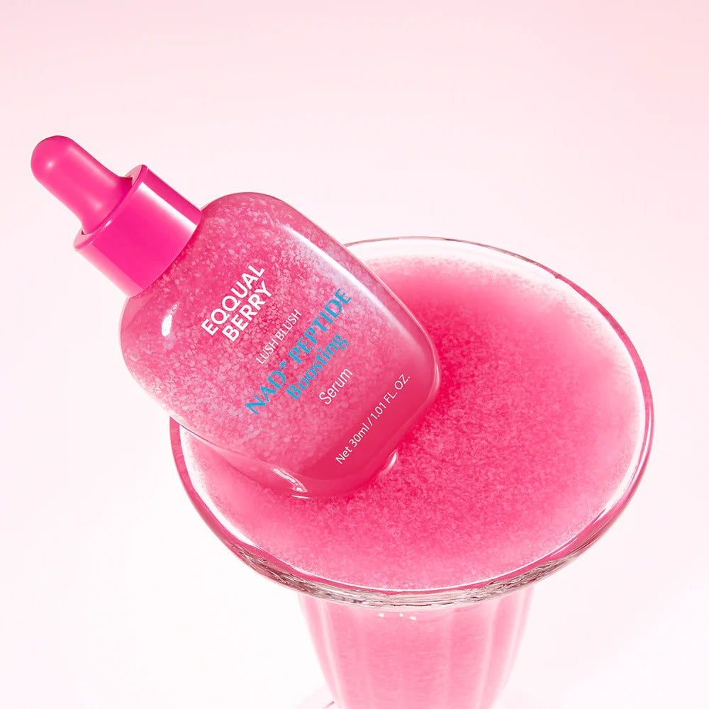 Eqqualberry Lush Blush NAD+ Peptide Boosting Serum