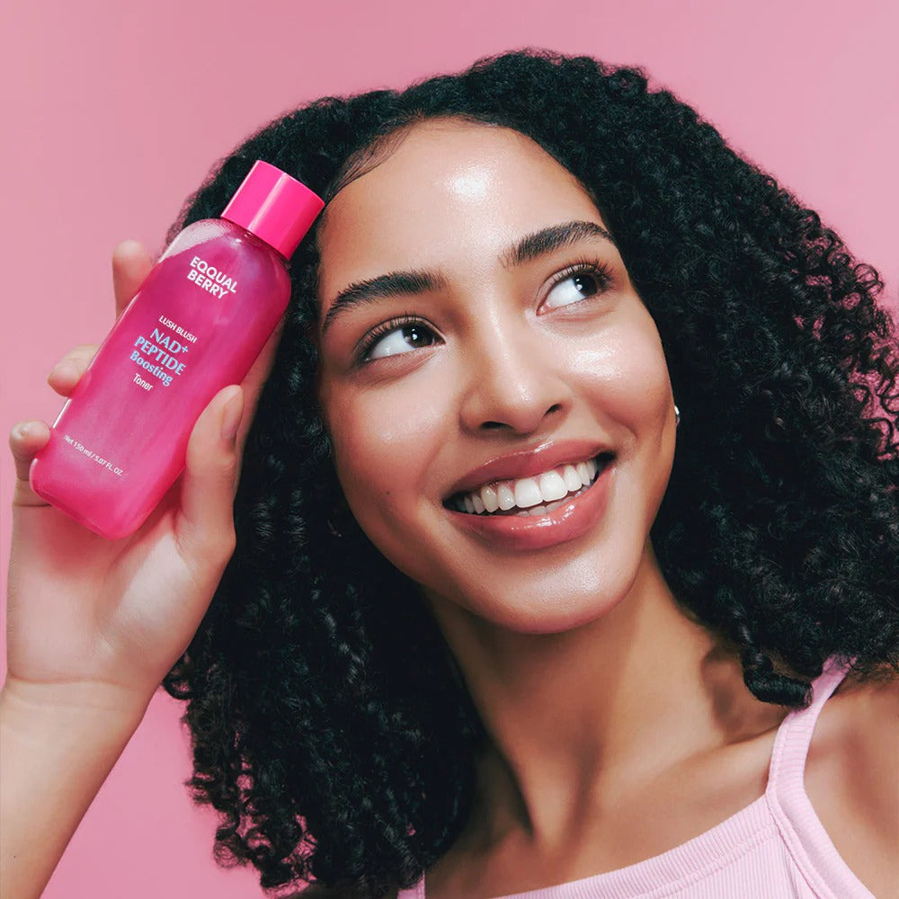 Eqqualberry Lush Blush NAD+ Peptide Boosting Toner