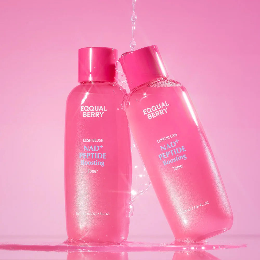 Eqqualberry Lush Blush NAD+ Peptide Boosting Toner