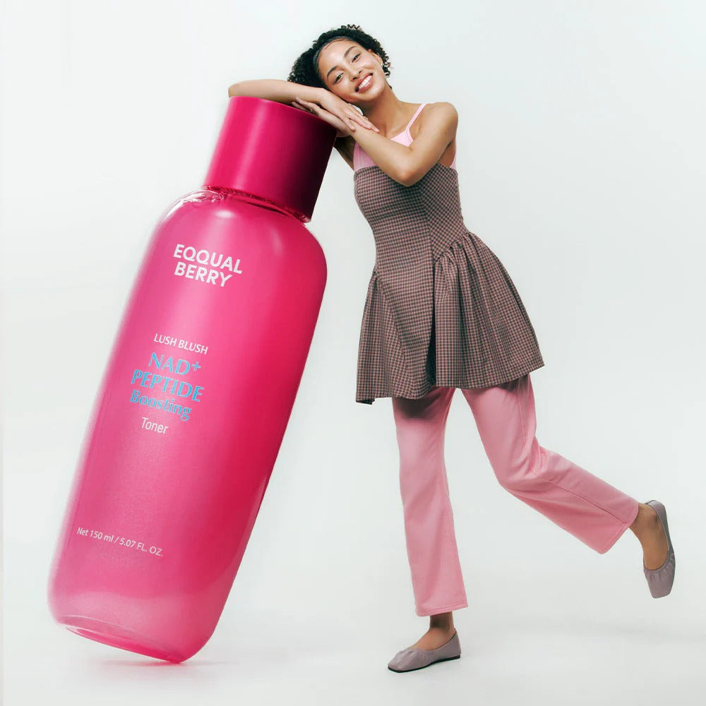 Eqqualberry Lush Blush NAD+ Peptide Boosting Toner