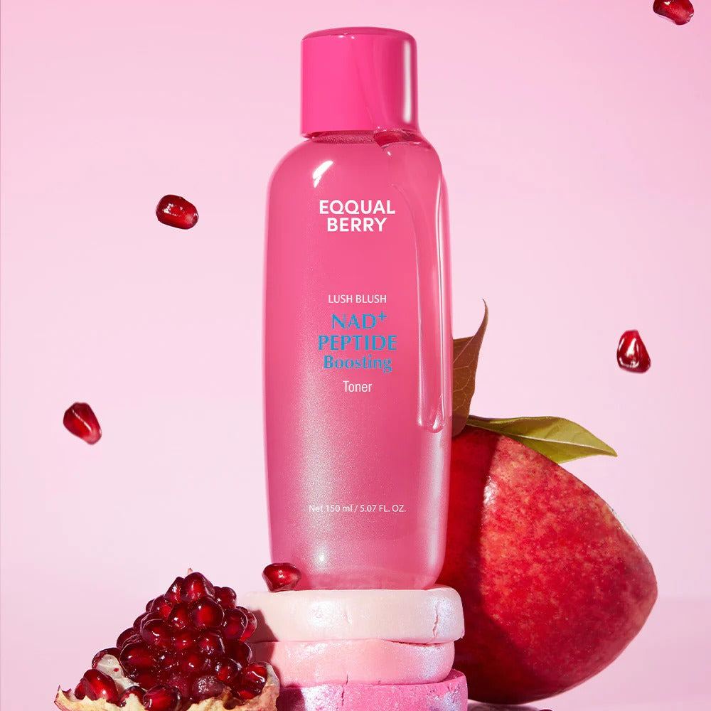 Eqqualberry Lush Blush NAD+ Peptide Boosting Toner