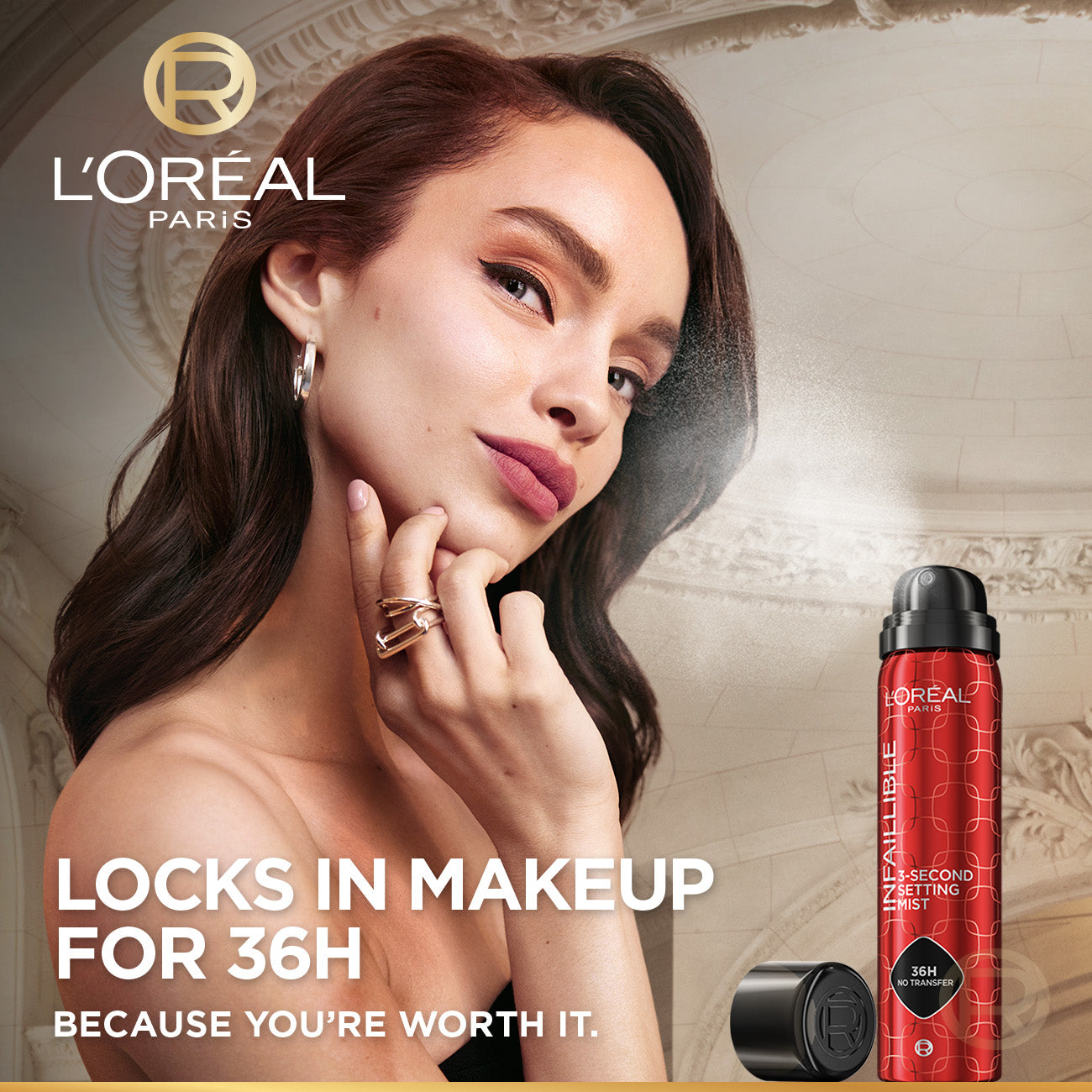 L'Oréal Paris Infallible Setting Fixing Spray Mist for Face 75 mL