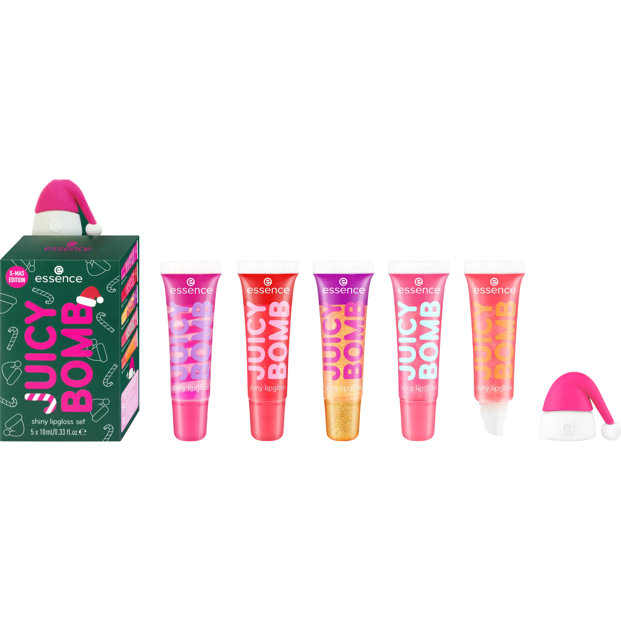 Juicy Bomb Christmas Shiny Lipgloss Set