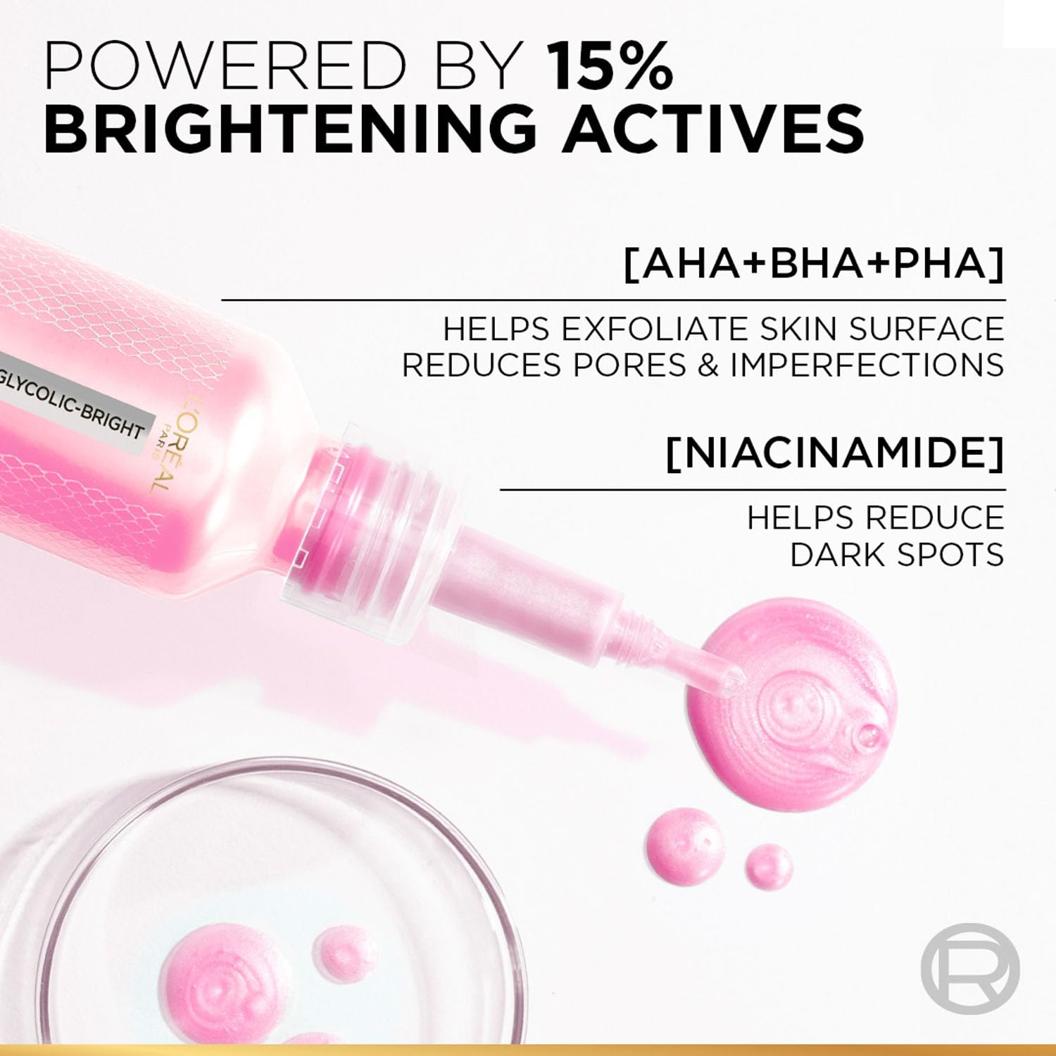 L'Oréal Paris Glycolic Bright Anti-Dark Spot Exfoliant Peel 25 mL