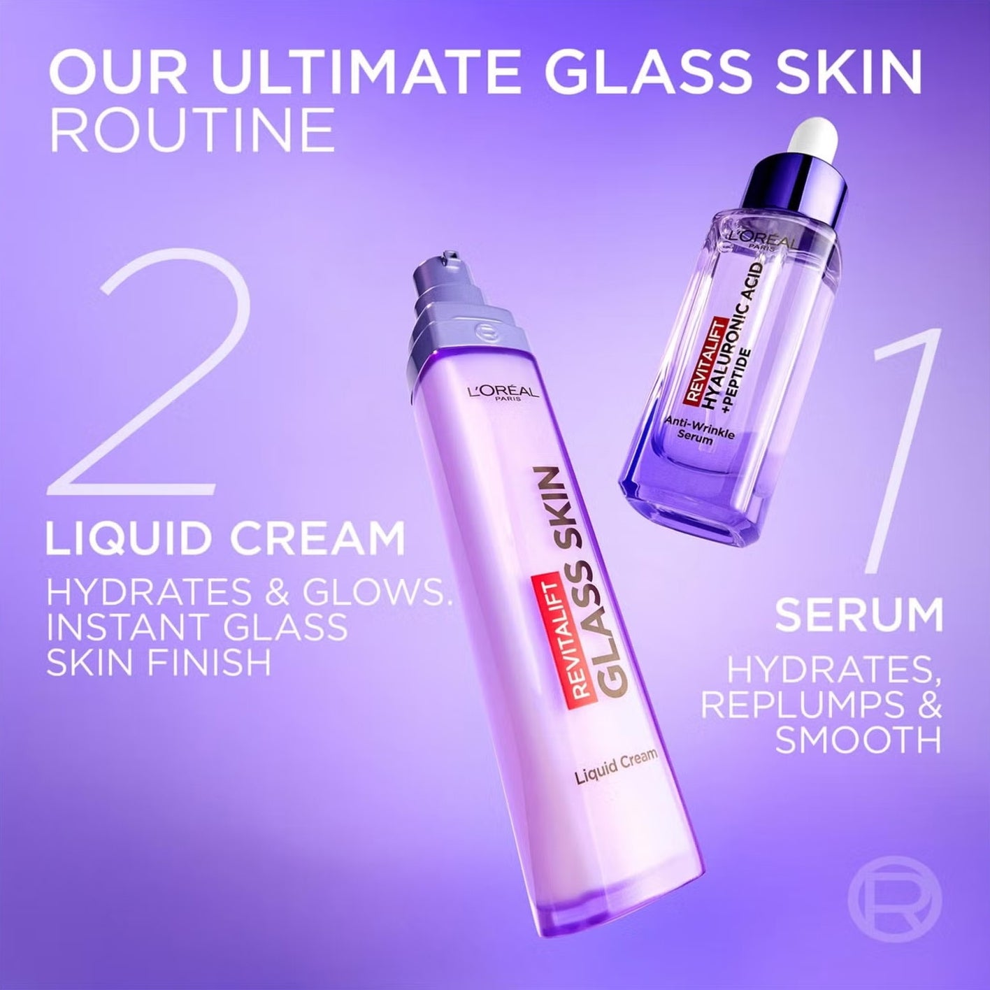 L'Oréal Paris Revitalift Filler Glass Skin liquid Cream 50 mL