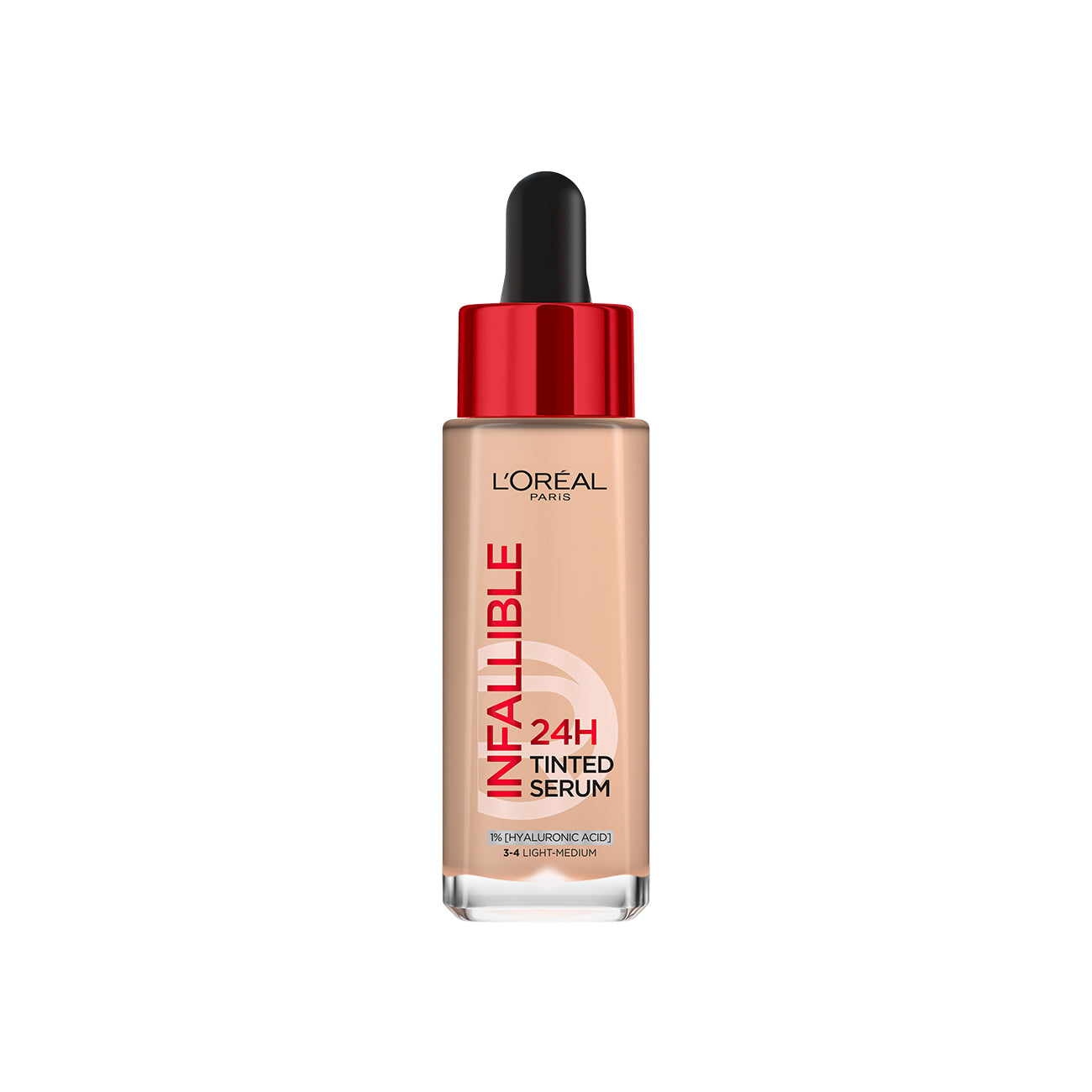 L’Oréal Paris Infallible 24H Tinted Serum with 1% Hyaluronic Acid for Radiant Hydrated Skin