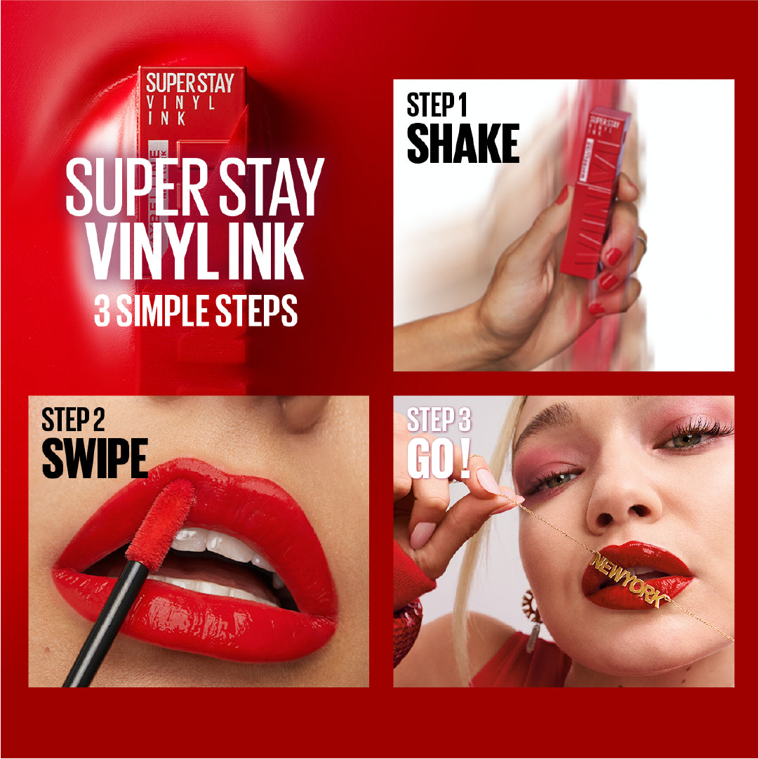 Maybelline New York SuperStay Vinyl Ink Long Lasting Liquid Lipcolor - Lipstick