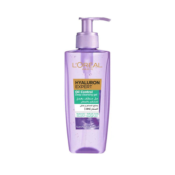 L’Oréal Paris HYALURON WASH GEL For Oily Skin 200 ML PUMP