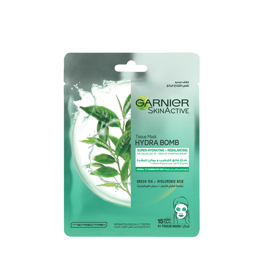 Hydra Bomb Green Tea Super-Hydrating & Rebalancing Tissue Mask