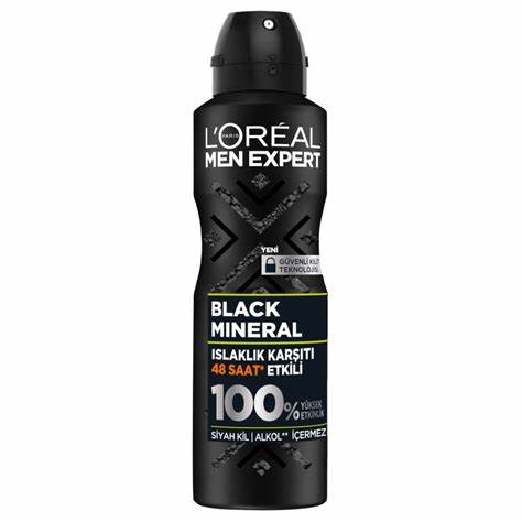L’Oréal Paris Men Expert BLACK EARTH Deodorant Spray 150 ML